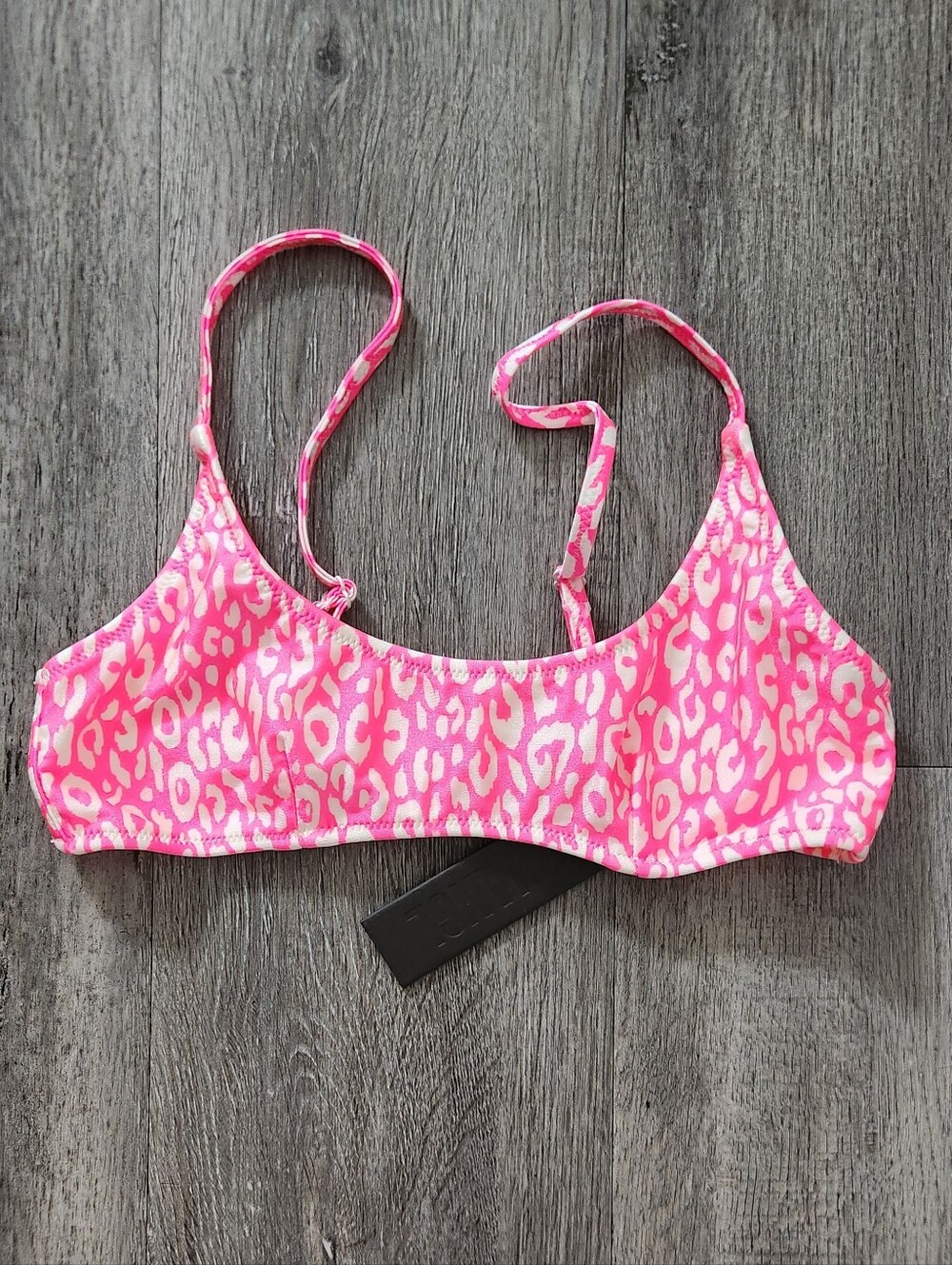 New!SET Triangle Maci Pink  Leopard Print Bikini Set - Picture 8 of 15